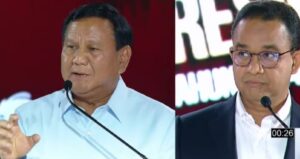 Prabowo Sindir Anies Jangan Cuma Omon-Omon Saja saat Debat Capres