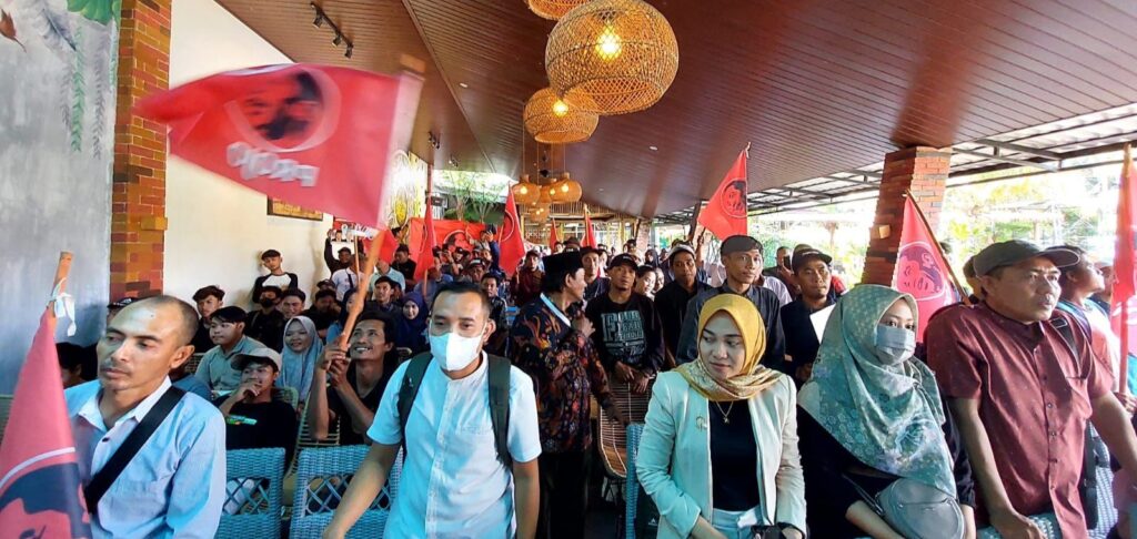 Usung Tema Persatuan dan Kesatuan, Ratusan Projo Malang Deklarasi Pra-Gib Menang Satu Putaran