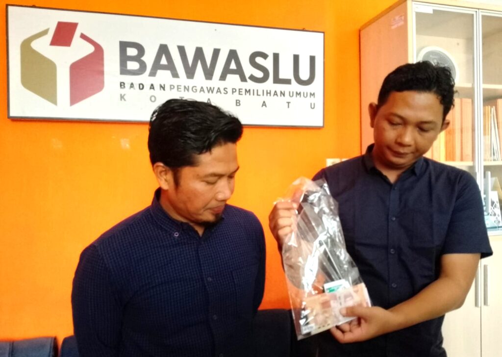 Bawaslu Kota Batu Amankan Seseorang Diduga Lakukan Politik Uang