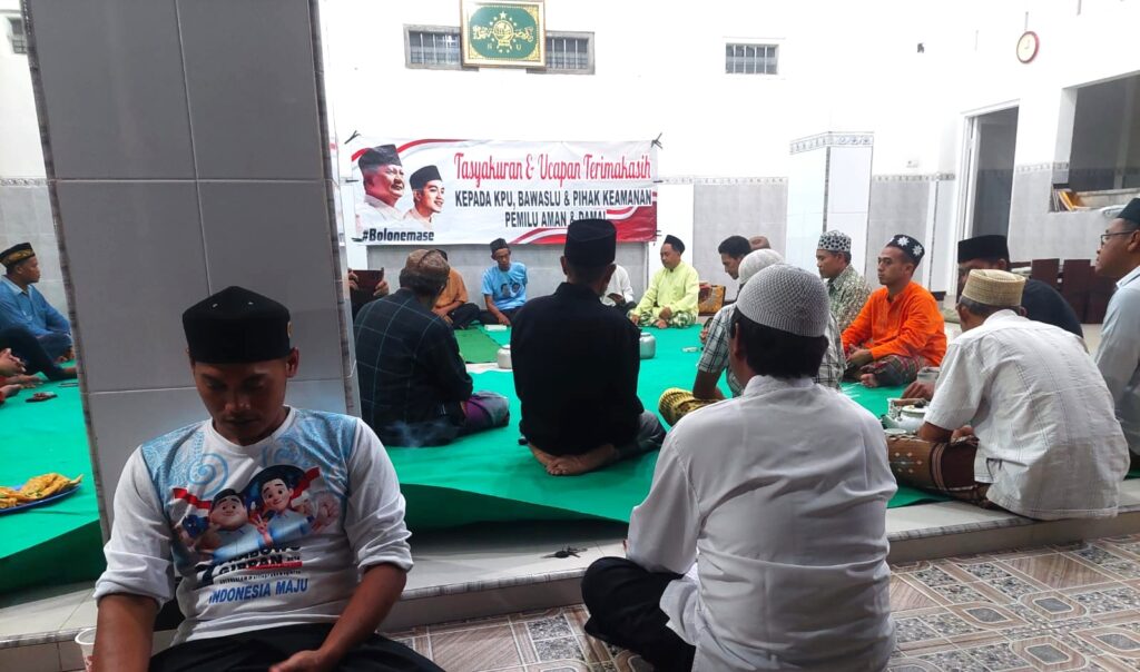 Quick Count Pasangan Prabowo-Gibran unggul, Warga Kabupaten Malang Gelar Doa Bersama