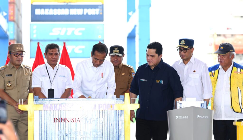 Makassar New Port Diresmikan, Jokowi: Ini Pelabuhan Besar di Indonesia Bagian Timur