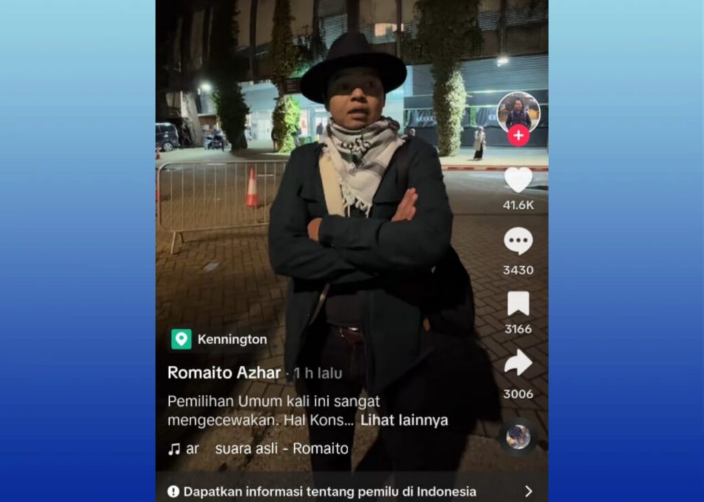 Viral di Medsos, WNI di London Tidak Bisa Nyoblos karena Surat Suara Habis