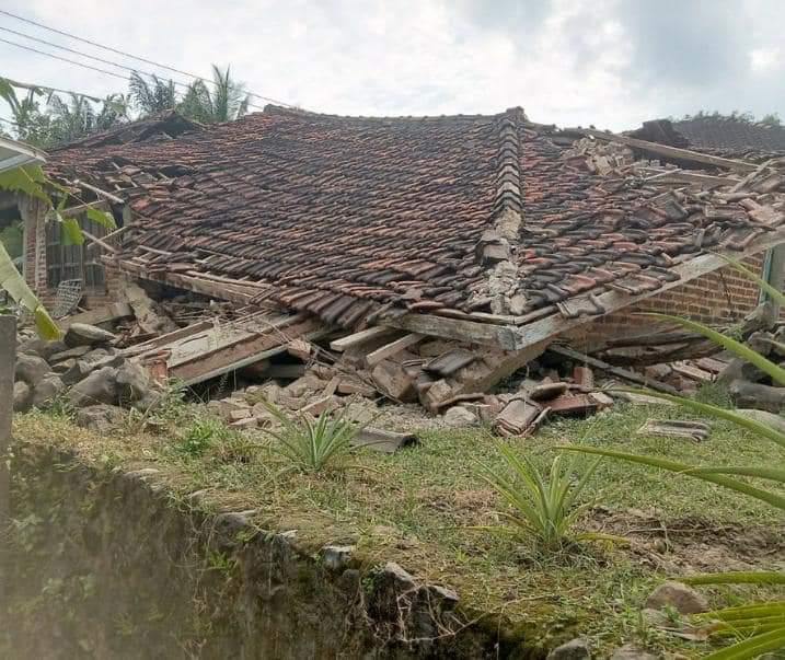 Update Dampak Gempa Tuban, BNPB Rilis Sebanyak 143 KK Terdampak di Jatim