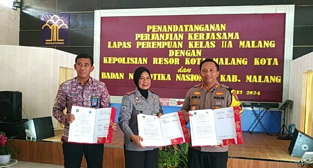 Tiga Lembaga: Lapas Perempuan, Polisi dan BNN Teken MoU. Ini Poin yang Disepakati