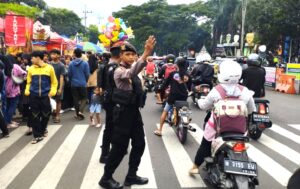 Ciptakan Situasi Kondusif, Polresta Malang Kota Gencar Patroli