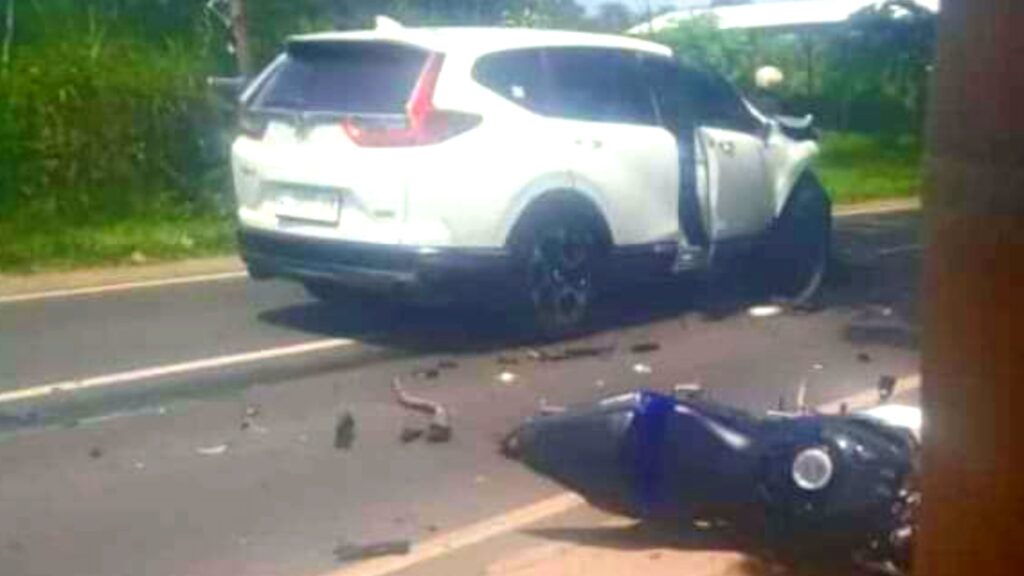 Pemotor Tabrakan dengan CRV di Poncokusumo Kabupaten Malang Tewas di Tempat