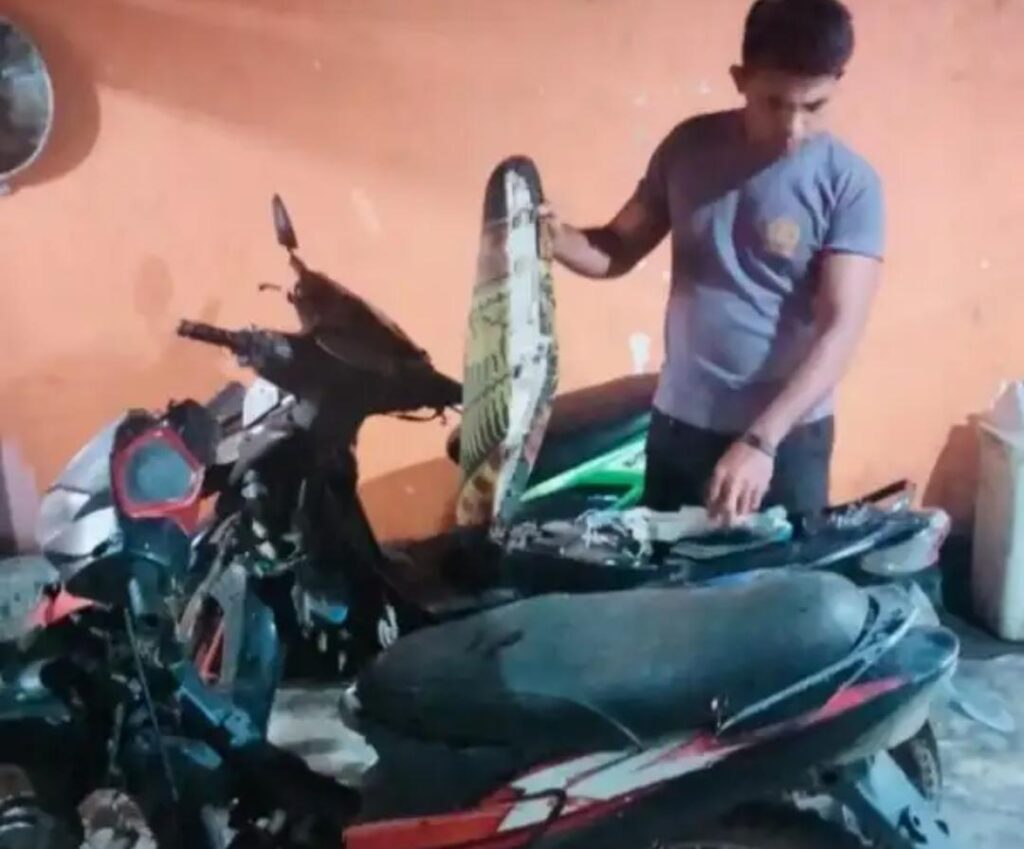 Dua Motor Misterius Ditemukan Warga di Area Lahan Tebu Singosari, Polisi Lakukan Penyelidikan
