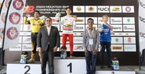 Pandu, Atlet Kota Batu Juara Balap Sepeda di Asia Mountain Bike Championship Malaysia