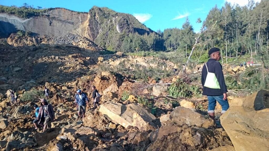 Tanah Longsor di Papua Nugini, 300 Orang Diprediksi Terkubur