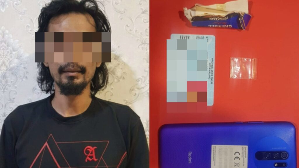 Pria Asal Bunulrejo Kota Malang Pengedar Sabu Jaringan Lapas Madiun Dibekuk Polisi