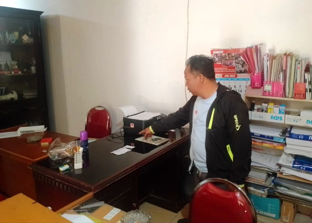 Maling Satroni Kantor PMI Kota Batu, 1 Unit Komputer Berhasil Dicuri