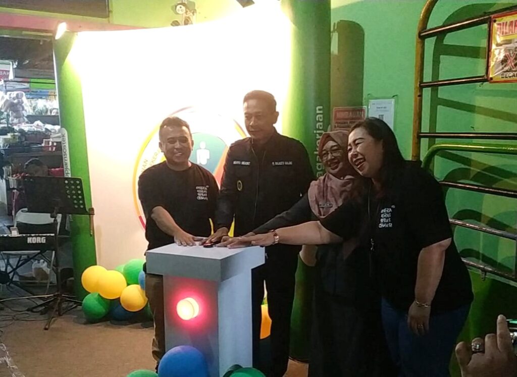 Pj Wali Kota Malang Apresiasi Dilaunchingnya Pasar Sadar BPJS Ketenagakerjaan