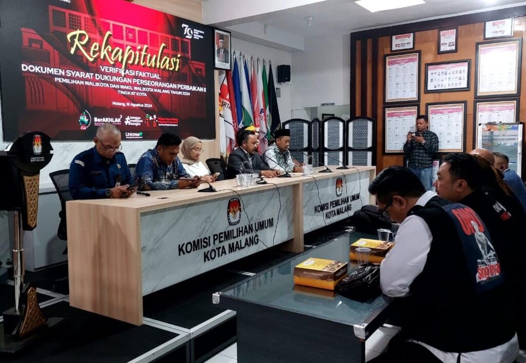 Perjuangan HC-Boncel Berakhir di Verifikasi Kedua KPU Kota Malang