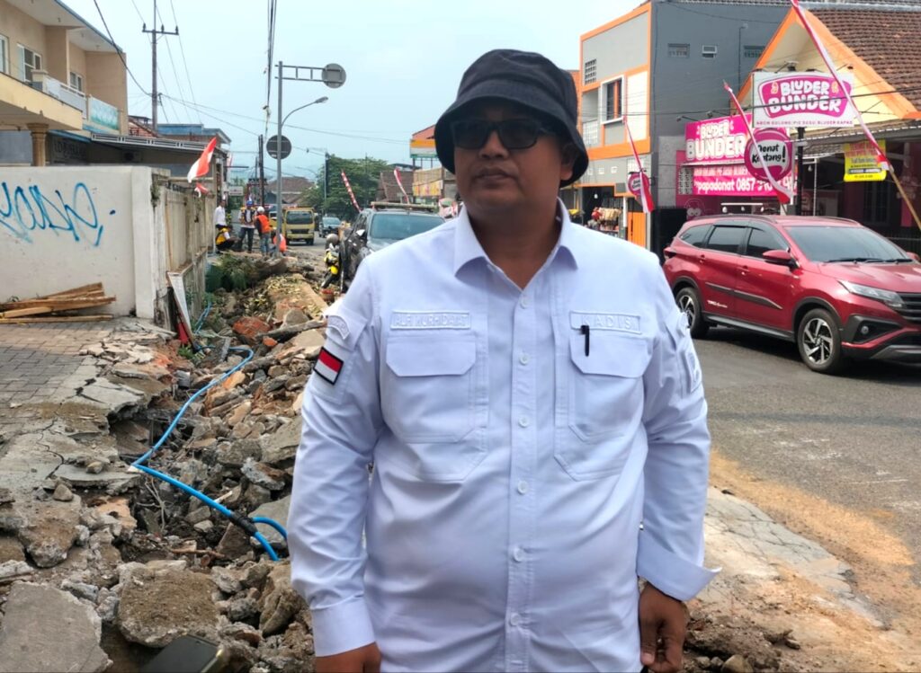 Pedestrian Glow In The Dark yang Bakal Bikin Pejalan Kaki Nyaman di Kota Batu Ditargetkan Selesai Bulan Oktober