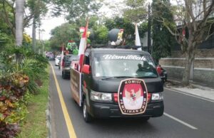 Kirab Maskot dan Sosialisasi Pilkada 2024 di Kecamatan Blimbing, KPU Berharap Pemilu Jadi Pemersatu
