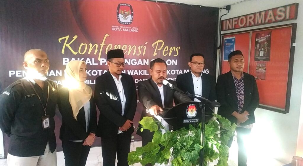 Partai Pengusung Pasangan Wahyu-Ali Susut 3, KPU Kota Malang Menetapkan Hanya 10 Parpol