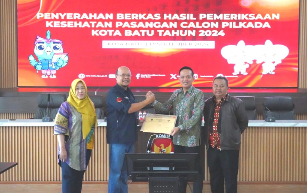 Tiga Paslon Dinyatakan Lolos Tes Kesehatan di Kontestasi Pilwali Kota Batu 2024