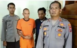 Gadai Motor Milik Tetangga Untuk Judi, Kakek Asal Sumawe di Ringkus Polisi