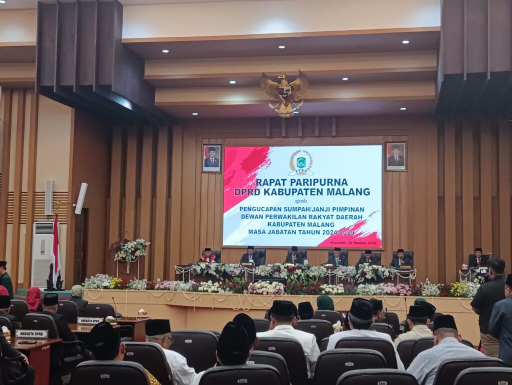 Periode 2024-2029, Darmadi Kembali Pimpin DPRD Kabupaten Malang