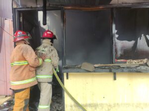 LPG Bocor, Warung Siap Saji di Bunga Coklat Lowokwaru Terbakar