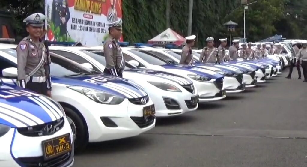 Polresta Malang Kota Melakukan Pengecekan Kendaraan Dinas Menjelang Pengamanan Libur Nataru