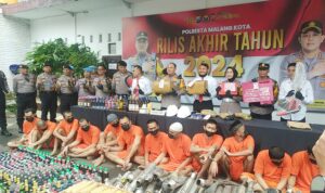 Di Penghujung 2024, Polresta Malang Kota Ungkap Ribuan Kasus