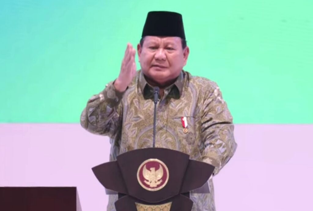 Presiden Prabowo Tegaskan Ingin Wujudkan Indonesia Tanpa Korupsi dan Pro Rakyat di Harlah ke- 102 NU