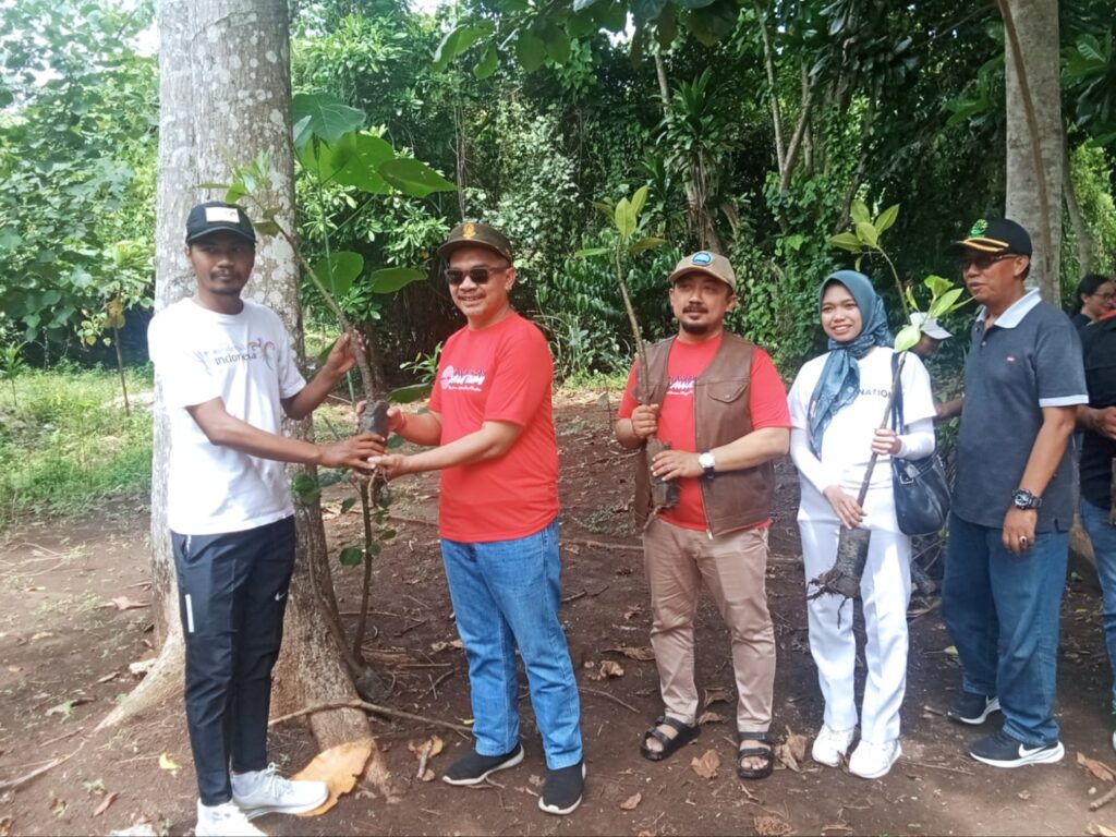 Cegah Abrasi, Relawan Pelaku Wisata dan Perhutani Tanam Ratusan Mangrove di Pantai Sugu Kabupaten Malang