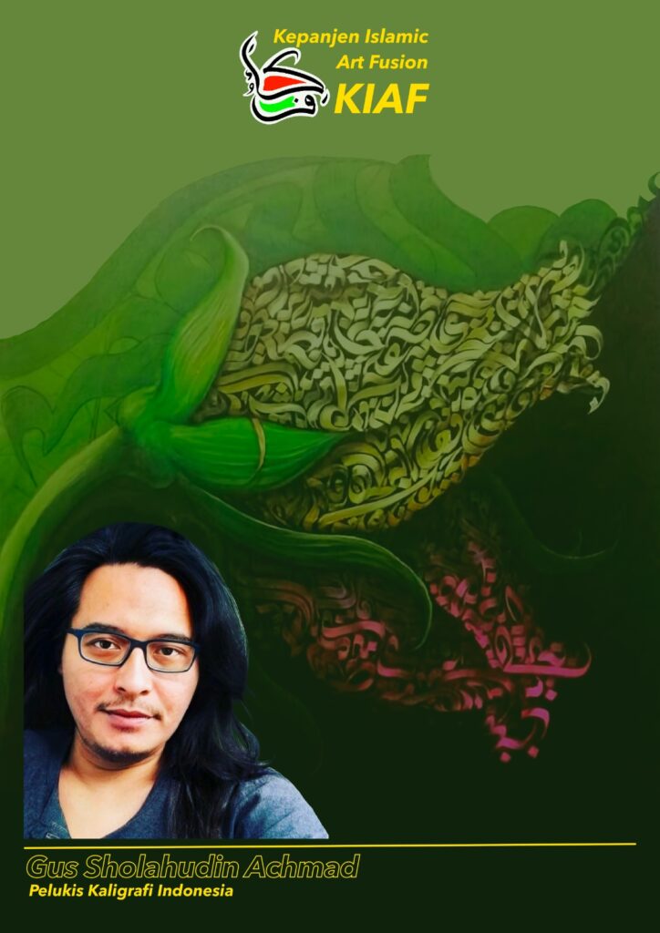 Gus Sholah Sang Penari Kanvas, Menyulap Huruf Arab Jadi Zikir Visual