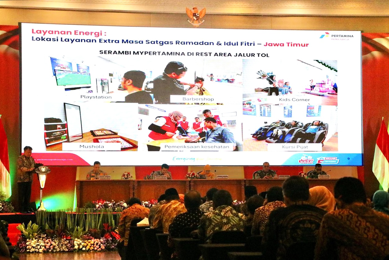 Koordinasi Pertamina Patra Niaga dengan Forkopimda Jawa Timur.(foto:ist.)