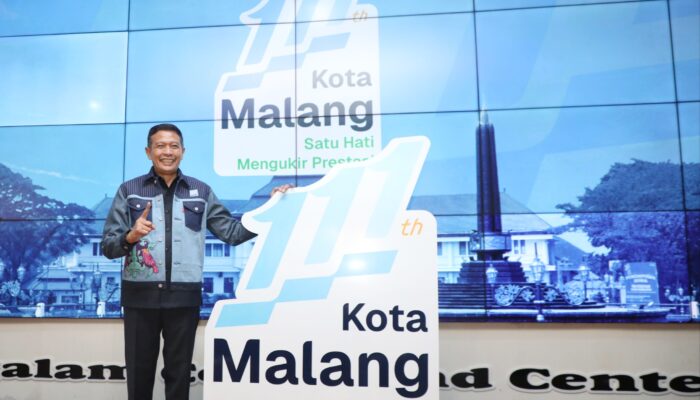 Dilaunching Wali Kota Malang, Logo HUT Kota Malang ke-111 Bertema Satu Hati Mengukir Prestasi
