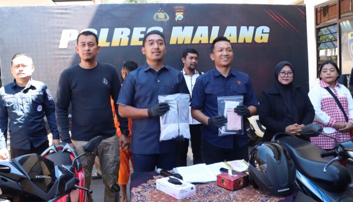 Polisi Berhasil Menangkap Pencuri Motor Penjual Yakult