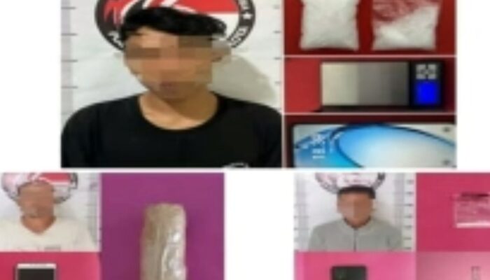 Satreskoba Polresta Malang Kota Tangkap 3 Pemain Narkoba