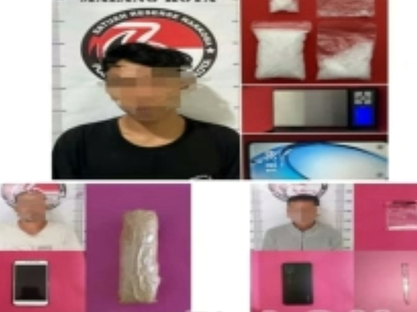 Selama dua hari berturut turut, Tim Buser Satreskoba Polresta Malang Kota berhasil meringkus tiga orang pemain narkoba.