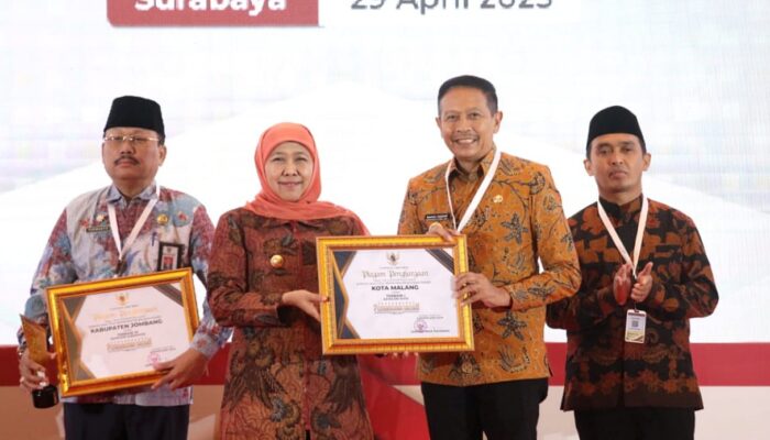 Kota Malang Raih Penghargaan Pembangunan Daerah Terbaik se-Jatim