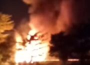 Truk Militer Bermuatan Amunisi Terbakar di Tol Gempol–Pasuruan, Satu Prajurit Gugur