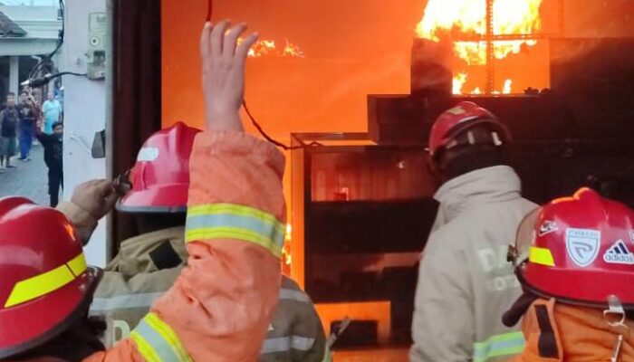 Satu Unit Ruko Terbakar di Gadang Kota Malang