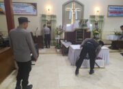 Polres Malang Lakukan Sterilisasi dan Pengamanan Sejumlah Gereja Jelang Misa Kenaikan Isa Almasih