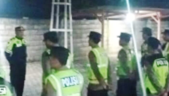 Polsek Rayon Kepanjen Patroli Dini Hari Sasar Titik Rawan Kejahatan