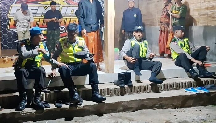 Tekan Kriminalitas Jalanan, Polsek Gondanglegi Pimpin Patroli Gabungan