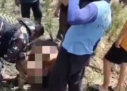 Warga Hajar Terduga Maling Motor di Areal Persawahan Sukoanyar Pakis Malang