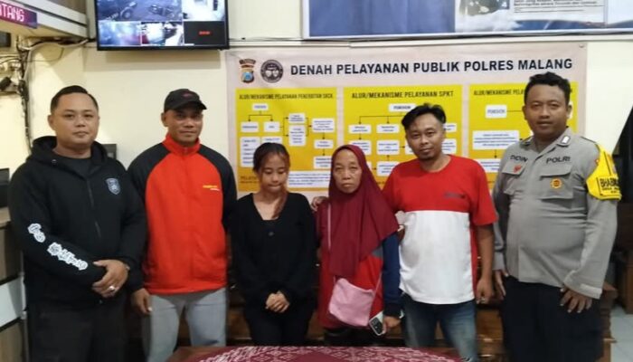 Linglung, Lemas, Tak Bawa Identitas, Remaja Perempuan Ditinggal Teman dan Diamankan Warga Dampit