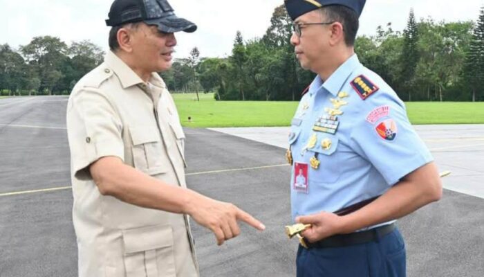 Danlanud Abd Saleh Sambut dan Hantar Kunjungan Kerja Menhan RI ke Malang