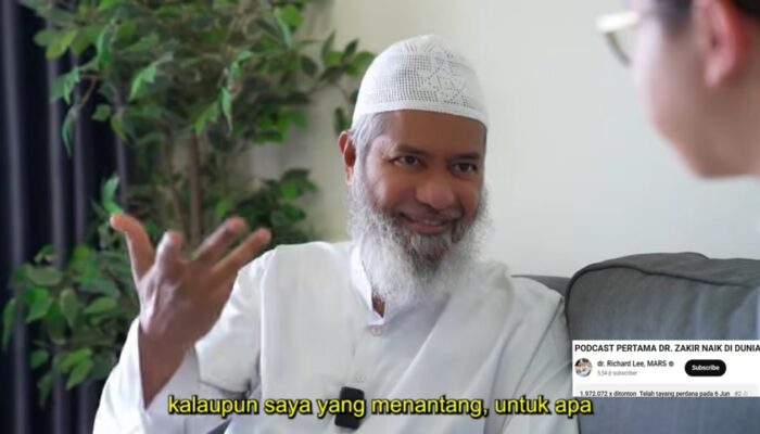 Zakir Naik Mengaku Sebagai “Ekstremis Muslim” dalam Obrolan Bersama Dokter Richard Lee