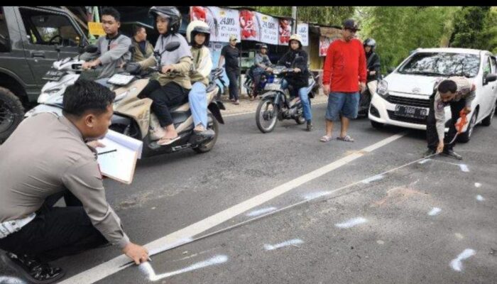 Seorang Ibu Rumah Tangga Meninggal dalam Kecelakaan Lalu Lintas di Blimbing Kota Malang