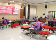 Ratusan Peserta ikuti Donor Darah Polres Malang dalam Rangka Hari Bhayangkara ke-79
