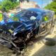 Kijang Innova Terguling di Jalan Raya Karangkates, Empat Penumpang Luka-Luka
