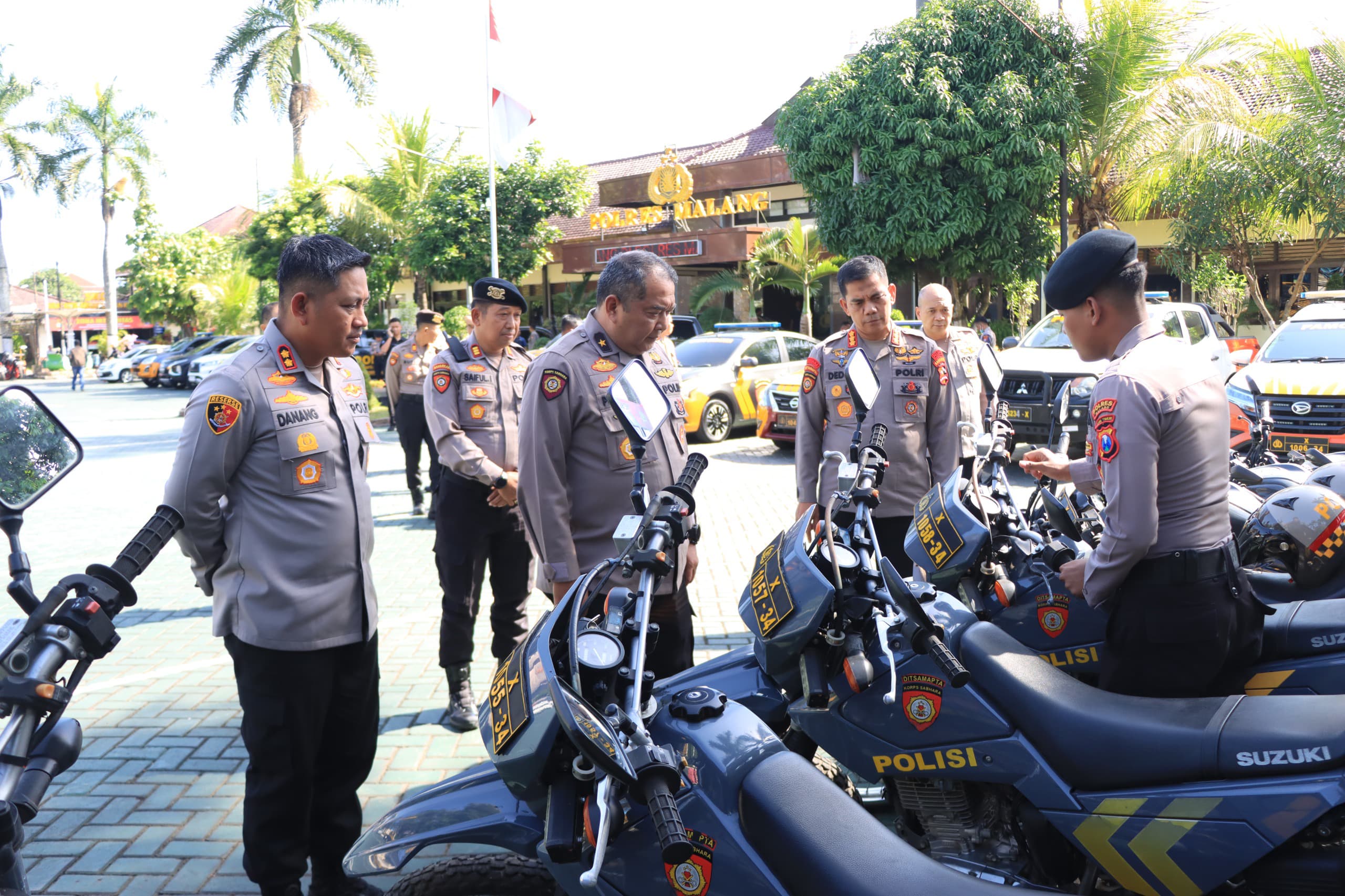 Polri Dorong Penguatan SDM dan Alutsista Sabhara Lewat Supervisi Rayon VI di Polres Malang