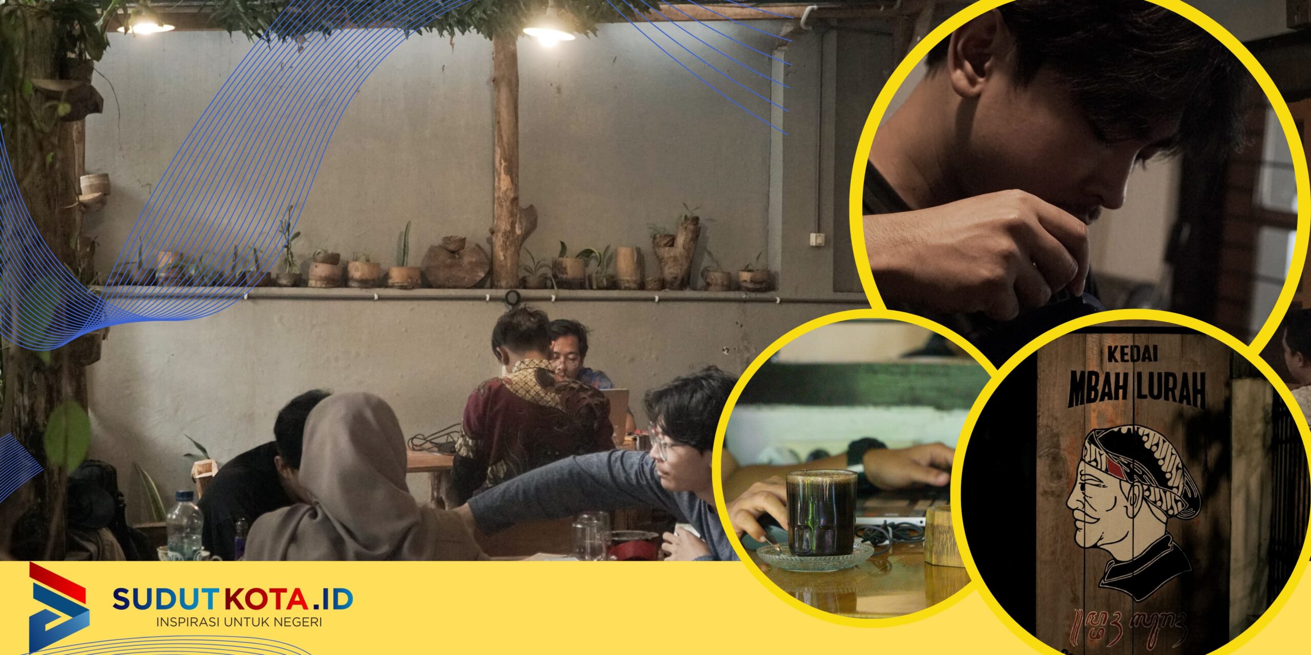 Sebuah tempat ngopi dengan konsep unik dan penuh makna hadir di kawasan Sawojajar, Kota Malang. Kedai Kopi Mbah Lurah resmi buka sejak Juli 2023, dengan membawa semangat lebih dari sekadar tempat menikmati kopi.