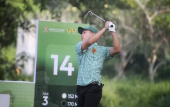 Dua Pegolf Kota Surabaya Catat Skor Terbaik di Hari Pertama Golf Porprov IX Jatim